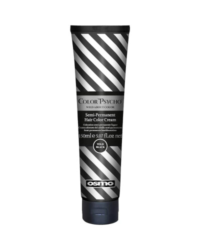 Osmo, Color Psycho daļēji noturīgas matu krāsas krēms Wild Black 150ml, 5035832013633