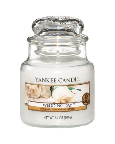 Yankee Candle, Klasiskā kāzu dienas svece, maza burciņa 104 g, 5038580001310