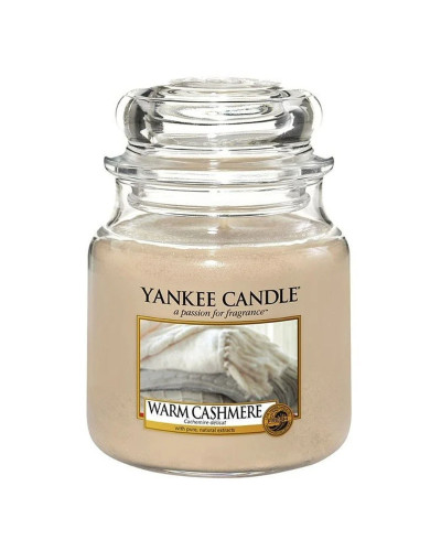 Yankee Candle, Classic Medium Jar Warm Cashmere 411 g, 5038581016665