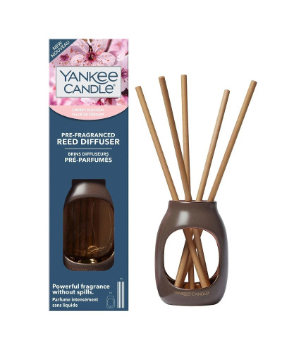 Yankee Candle, Pre-Fragranced reed kit Metallic Cherry Blossom 226g, 5038581064314