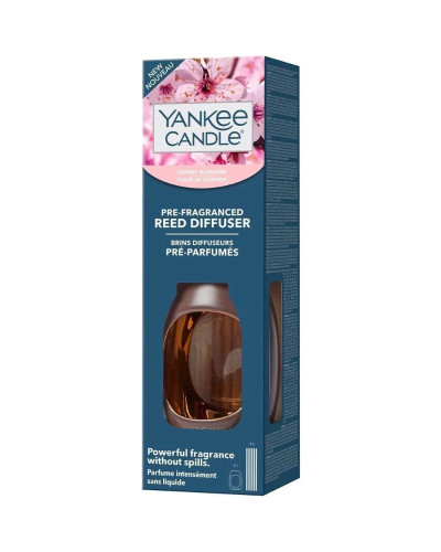 Yankee Candle, Pre-Fragranced reed kit Metallic Cherry Blossom 226g, 5038581064314