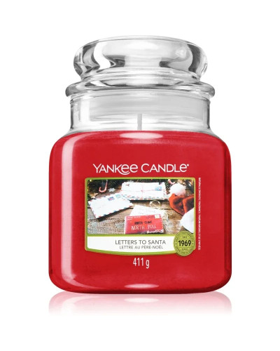 Yankee Candle, vidēja burka Vēstules Ziemassvētku vecītim 411 g, 5038581123554