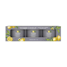 Yankee Candle, Filled Votive Black Tea & Lemon 3x37 g