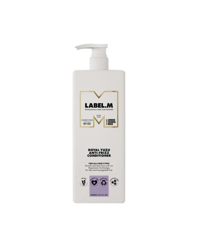 Label.m, Professional Royal Yuzu Anti-Frizz Conditioner 1000ml, 5056043217337