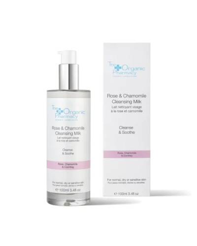 The Organic PharMAC,y Rose And Chamomile Cleansing Milk 100ml, 5060063490045