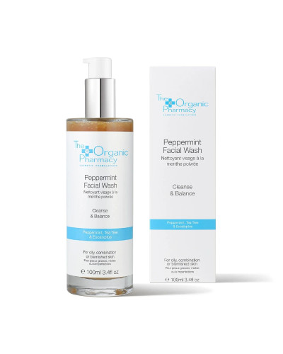 The Organic Pharmacy, Peppermint facial wash 100ml, 5060063490465