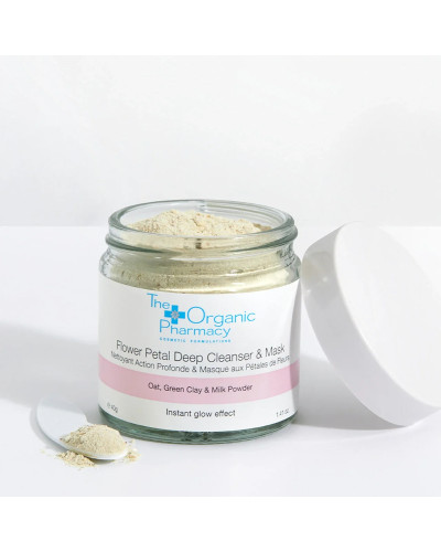 The Organic Pharmacy, Flower Petal Deep Cleanser & Exfoliating mask 60 g, 5060063492148