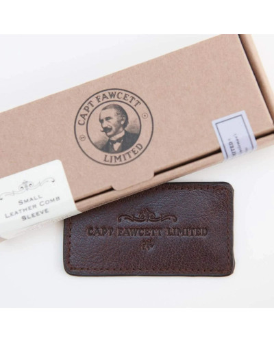 Captain Fawcett,  leather case for moustache comb, 5060338440379