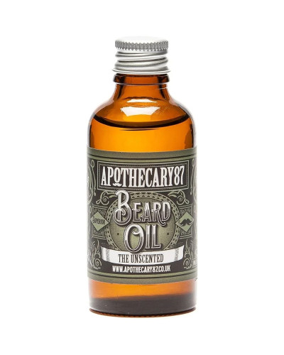 Apothecary 87, Nearomatizēta bārdas eļļa 50ml, 5060401130176