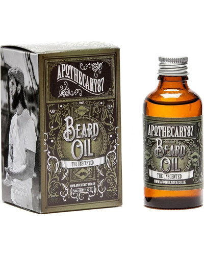 Apothecary 87, Nearomatizēta bārdas eļļa 50ml, 5060401130176