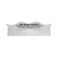 Mr Bear Family, Moustache Comb Steel 1pc