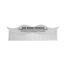 Mr Bear Family, Moustache Comb Steel 1pc