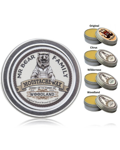 Mr Bear Family, Citrus mustache wax 30g, 73139980