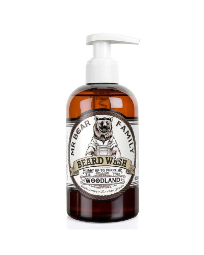 Mr Bear Family, Bārdas mazgāšanas līdzeklis Woodland 250ml, 7350084610026