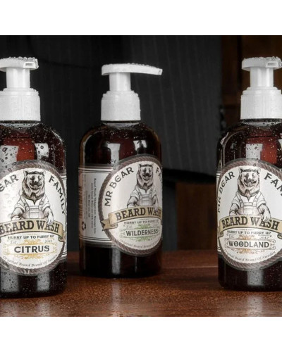 Mr Bear Family, Bārdas mazgāšanas līdzeklis Woodland 250ml, 7350084610026