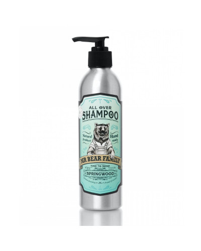 Mr Bear Family, Springwood All Over shampoo 250ml, 7350086410495