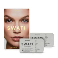 Swati, Coloured 1-Month Lenses Pearl 1 Pair