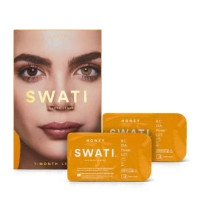 Swati, Coloured 1-Month Lenses Honey 1 Pair