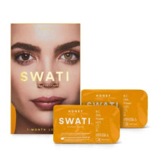 Swati, Coloured 1-Month Lenses Honey 1 Pair