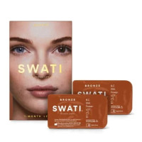 Swati, Coloured 1-Month Lenses Bronze 1 Pair