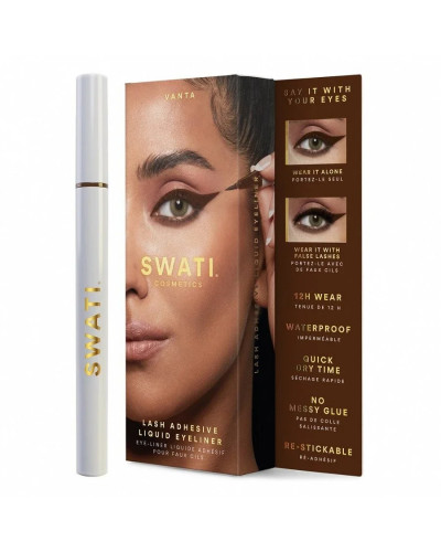 Swati, Lash Adhesive Liquid Eyeliner Vanta Brown, 7350100167251