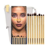 Swati, Luxe Eye Make-Up Brush Set Gold 8 pcs