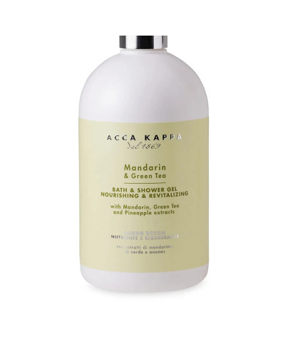 Acca Kappa,  Mandarin & Green Tea bath and shower gel 500ml, 8008230026342