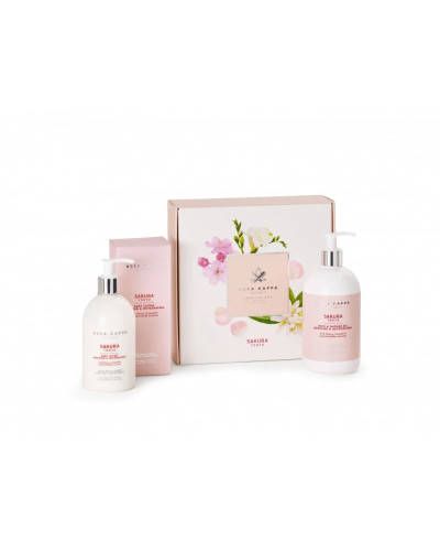 Acca Kappa,  Sakura Tokyo Gift set: shower gel 500ml + body lotion 300ml, 8008230028148