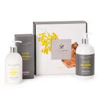 Acca Kappa,  Giallo Elicriso set: shower gel 500ml + body lotion 300ml