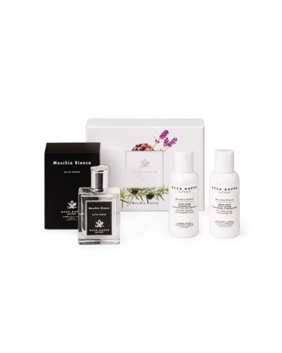 Acca Kappa,  White Moss set: Eau de Parfum 50ml + shower gel 100ml + body lotion 100ml, 8008230028261