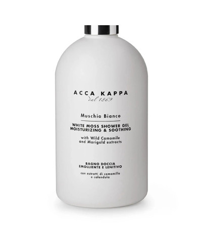 Acca Kappa,  White Moss bath and shower gel 500ml, 8008230800607