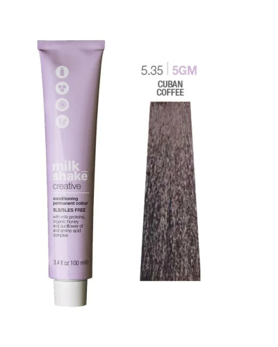 Milk_Shake, Creative Permanent Color 5.35 Cuban Coffee 100ml, 8032274059189