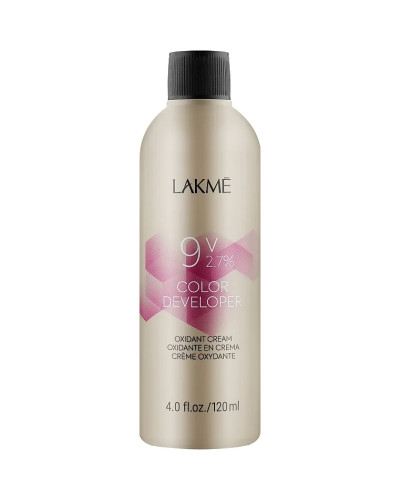 Lakme, Color Developer 9v 120 ml, 8429421401111