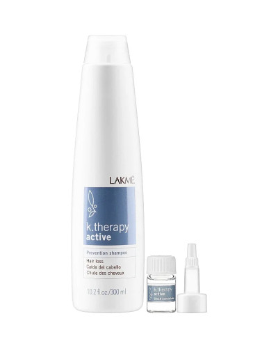 Lakme, aktīvā iepakojuma K.Therapy komplekts 300 ml+ 8x6 ml, 8429421430197