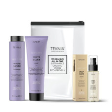 Lakme, Teknia Blonde Lovers Pack: Шампунь 300 мл + Маска 250 мл + Капли глубокого ухода 100 мл