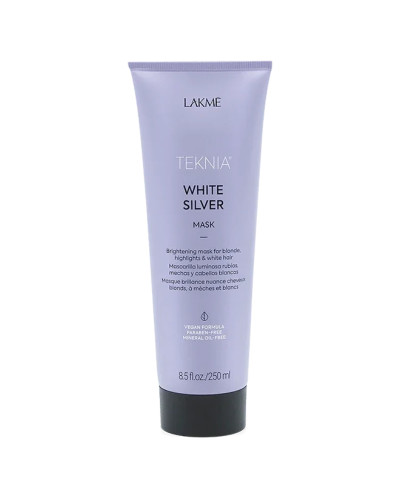 Lakme, Teknia White Silver Mask 250ml, 8429421440226