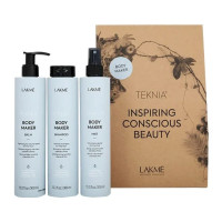 Lakme, Tkn Retail Pack Body Maker: Шампунь 300 мл + Бальзам 300 мл + Мист 300 мл