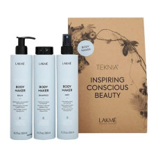 Lakme, Tkn Retail Pack Body Maker: Шампунь 300 мл + Бальзам 300 мл + Мист 300 мл