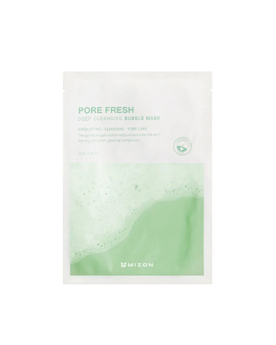 Mizon, Pore Fresh Deep Cleansing Bubble Mask 25 g, 8809663754198