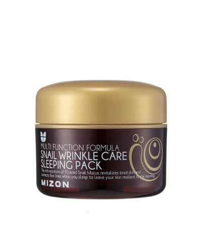 Mizon, Snail Wrinkle Care Sleeping Pack 80 мл, 8809743540635